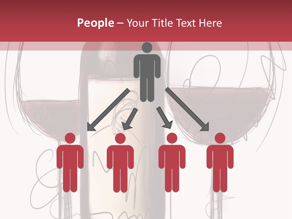 Alcohol Bottle Sketch PowerPoint Template