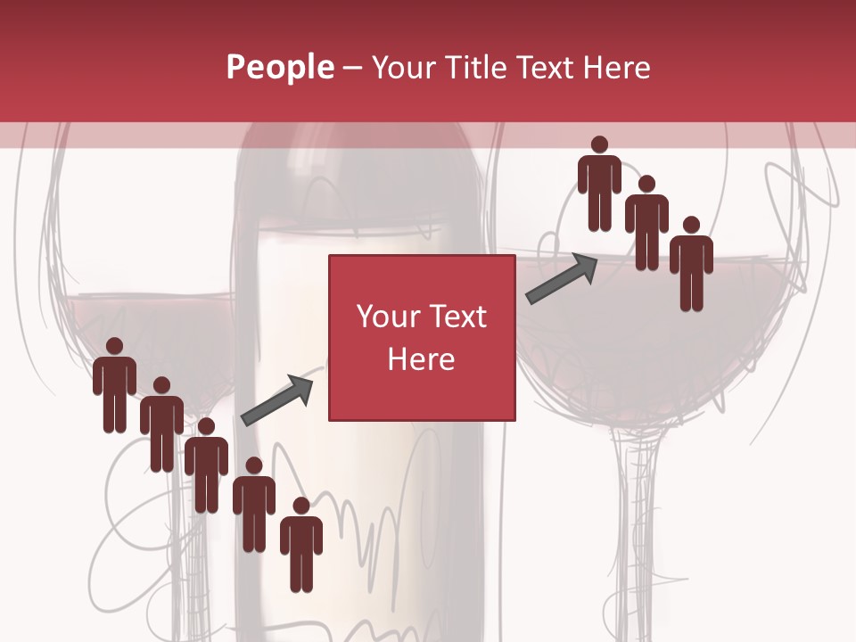 Alcohol Bottle Sketch PowerPoint Template