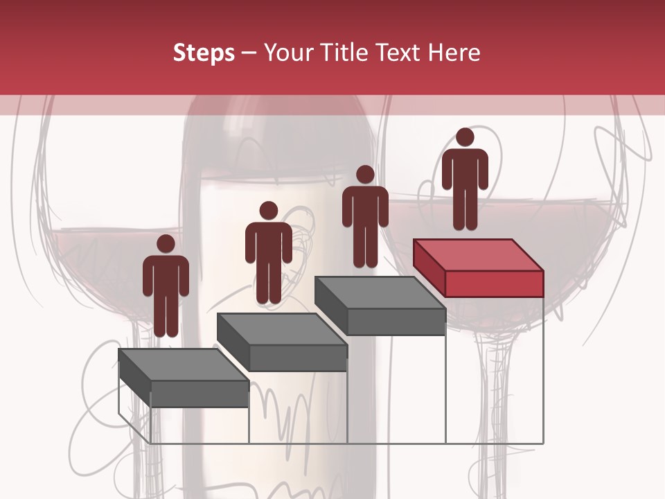 Alcohol Bottle Sketch PowerPoint Template