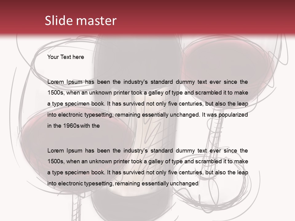 Alcohol Cabernet Beverage PowerPoint Template