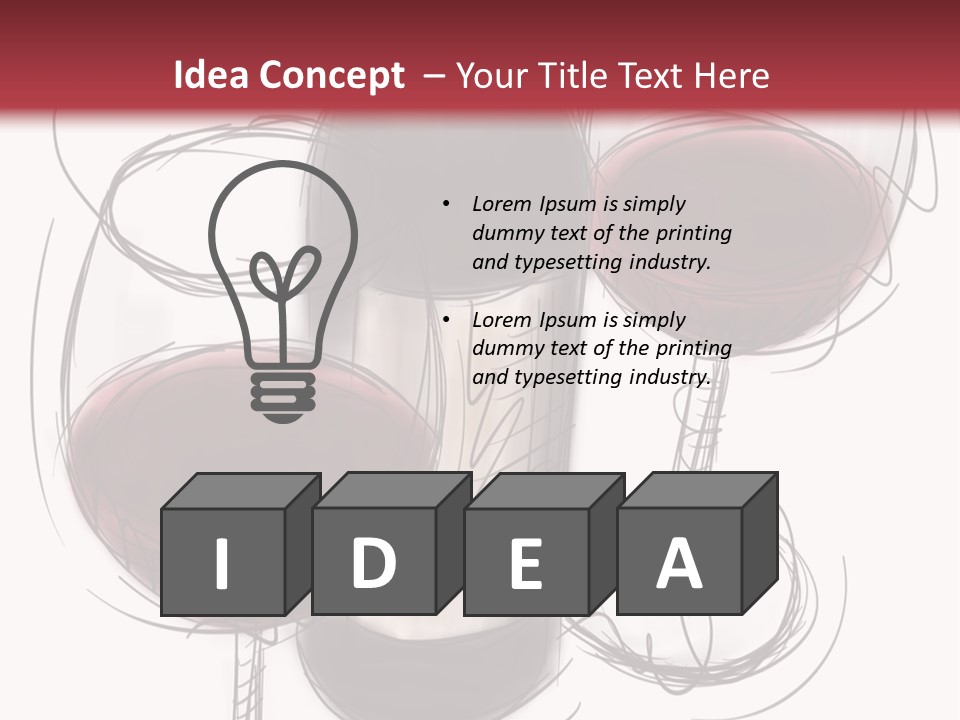 Alcohol Cabernet Beverage PowerPoint Template