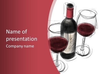 Product Copy Space Cabernet PowerPoint Template