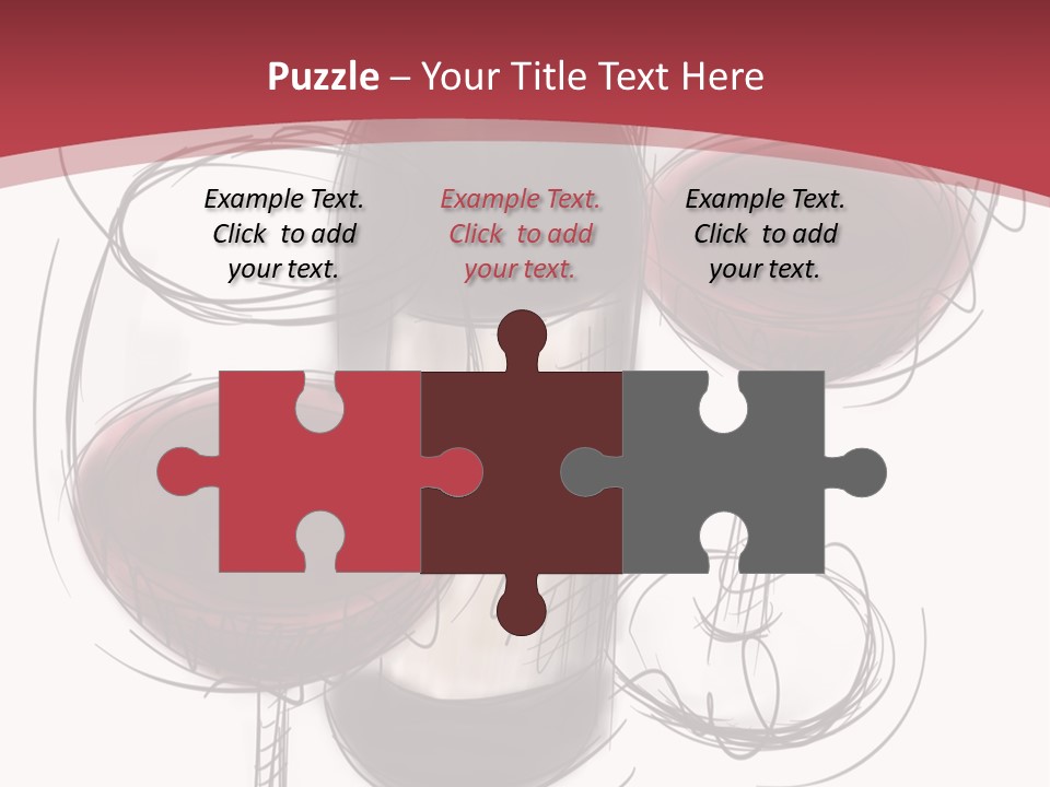 Product Copy Space Cabernet PowerPoint Template