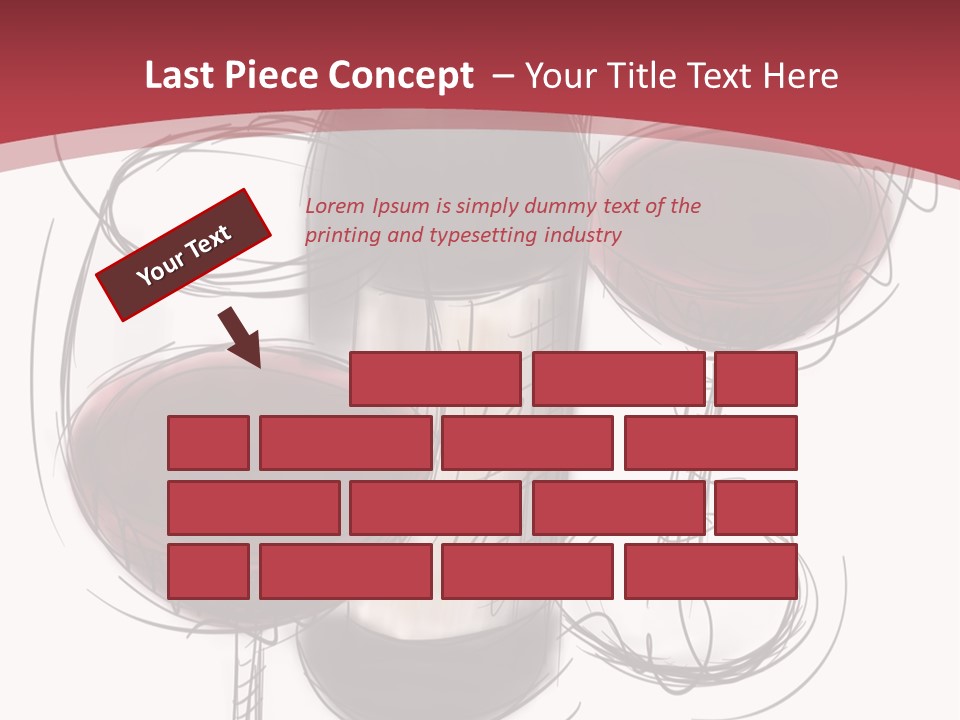Product Copy Space Cabernet PowerPoint Template
