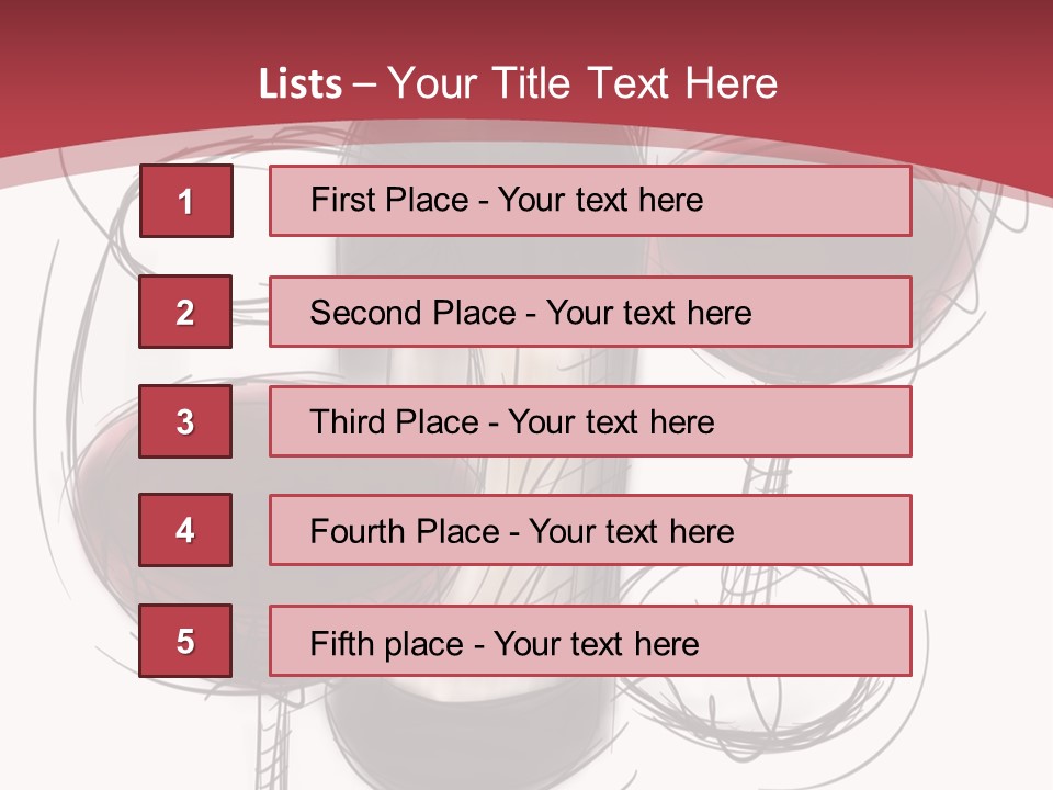 Product Copy Space Cabernet PowerPoint Template