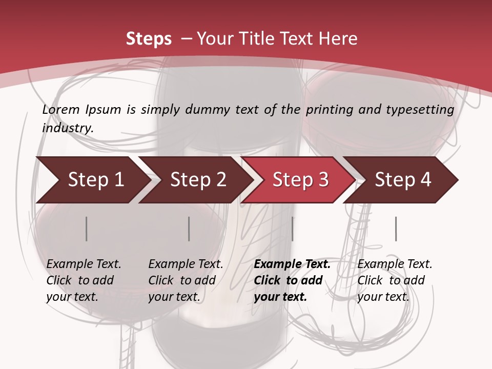 Product Copy Space Cabernet PowerPoint Template
