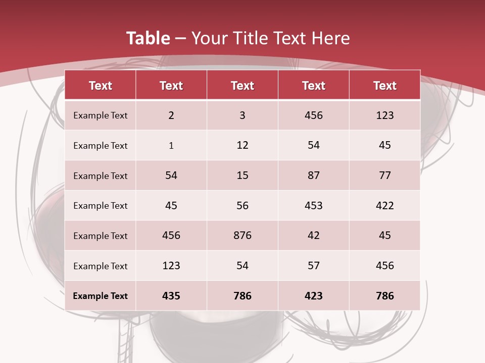 Product Copy Space Cabernet PowerPoint Template