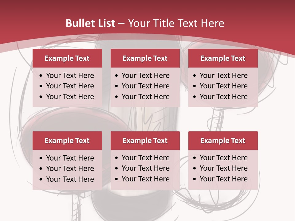 Product Copy Space Cabernet PowerPoint Template