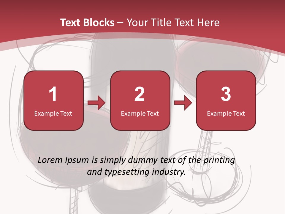 Product Copy Space Cabernet PowerPoint Template