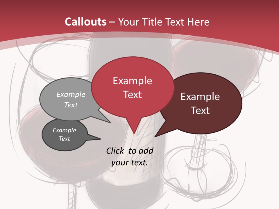 Product Copy Space Cabernet PowerPoint Template