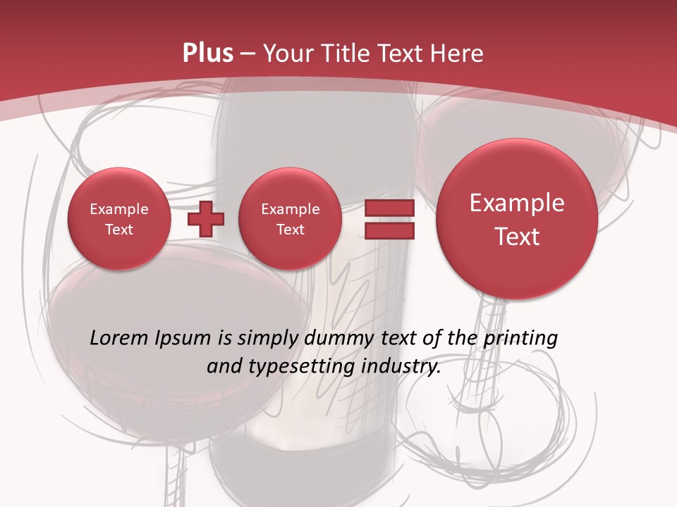 Product Copy Space Cabernet PowerPoint Template