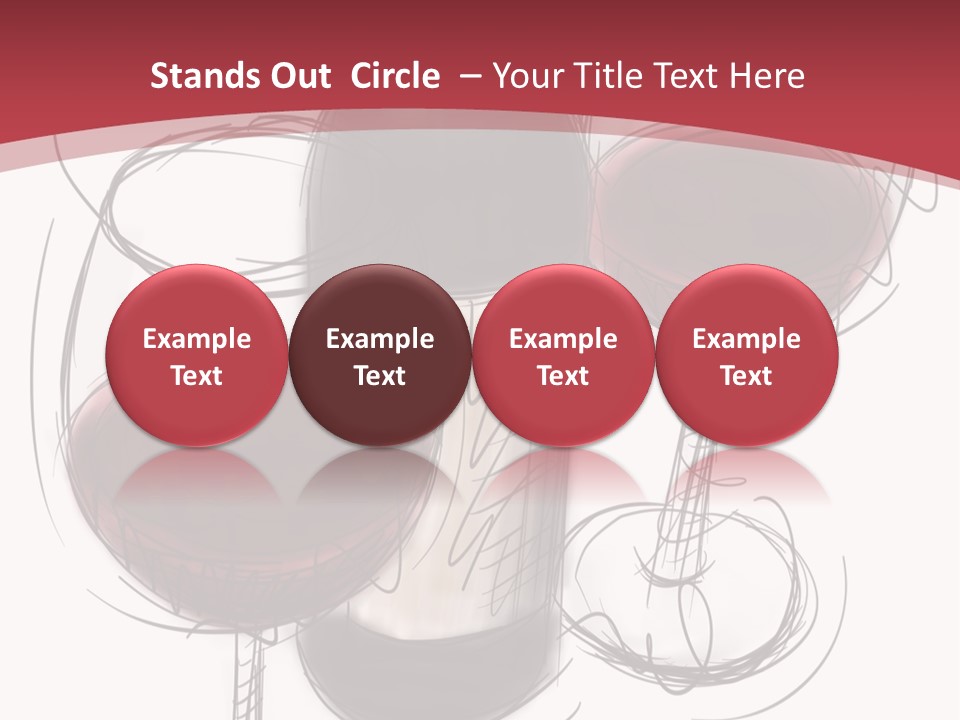 Product Copy Space Cabernet PowerPoint Template