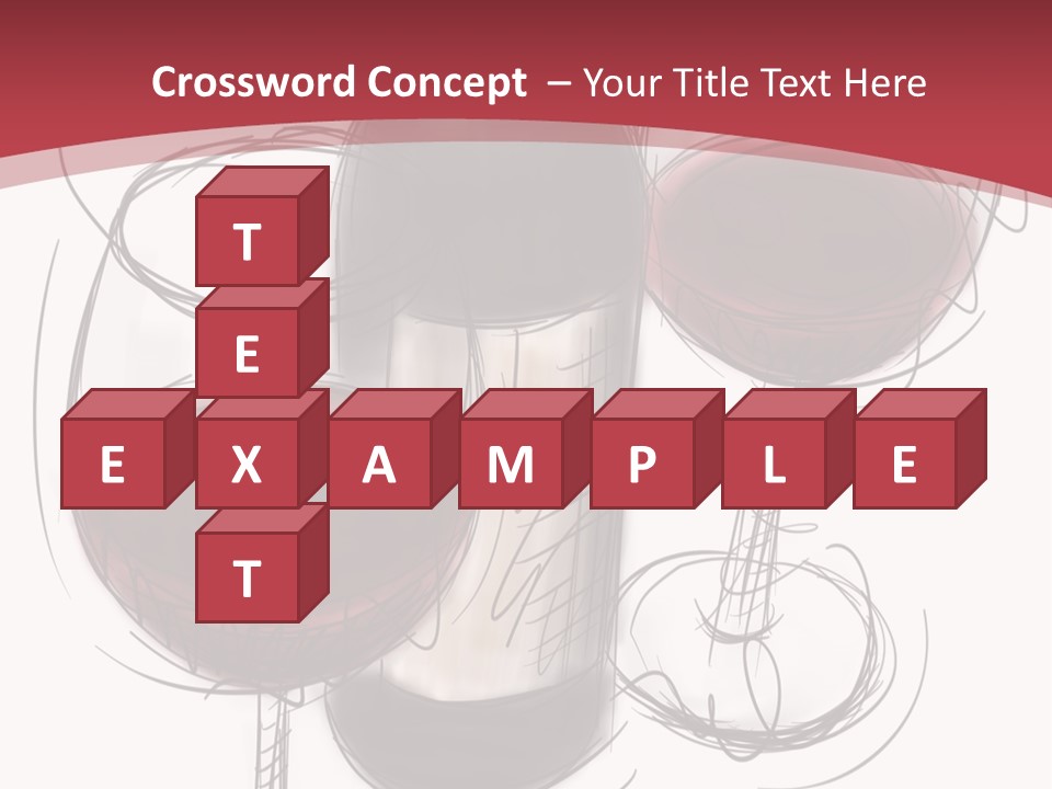 Product Copy Space Cabernet PowerPoint Template