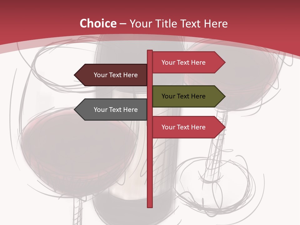 Product Copy Space Cabernet PowerPoint Template