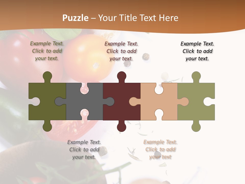 Diversity Olive Oil Multicolored PowerPoint Template