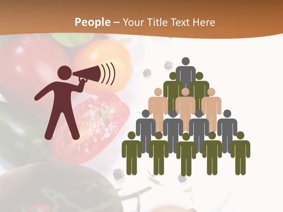 Diversity Olive Oil Multicolored PowerPoint Template