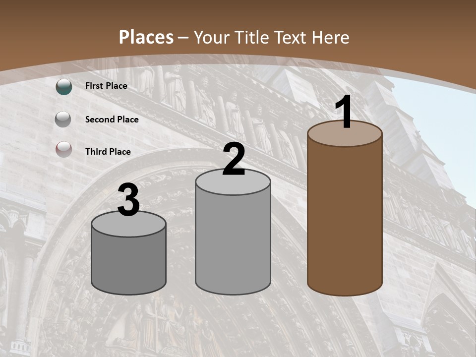 Travel Bell Tower Paris PowerPoint Template