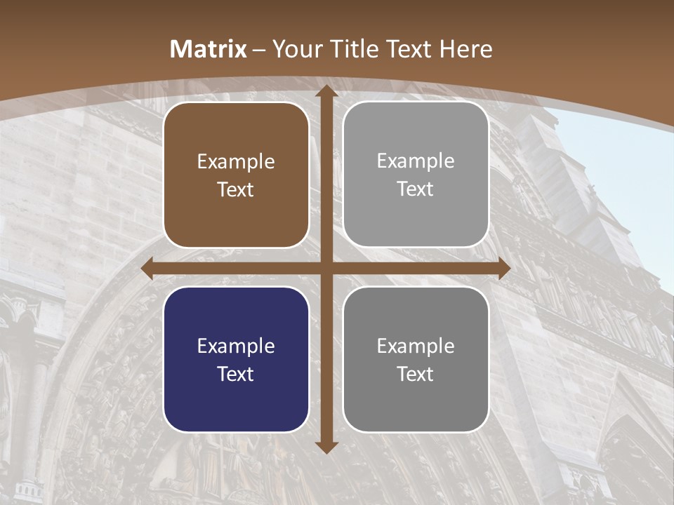 Travel Bell Tower Paris PowerPoint Template