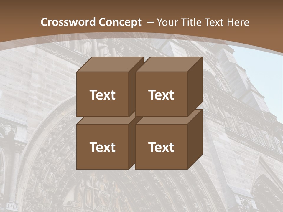 Travel Bell Tower Paris PowerPoint Template