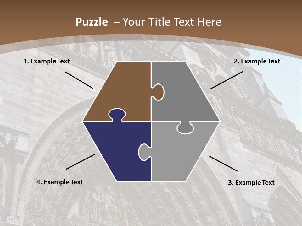 Travel Bell Tower Paris PowerPoint Template