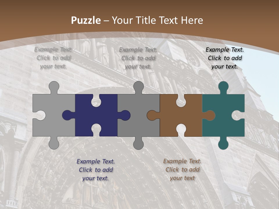 Travel Bell Tower Paris PowerPoint Template