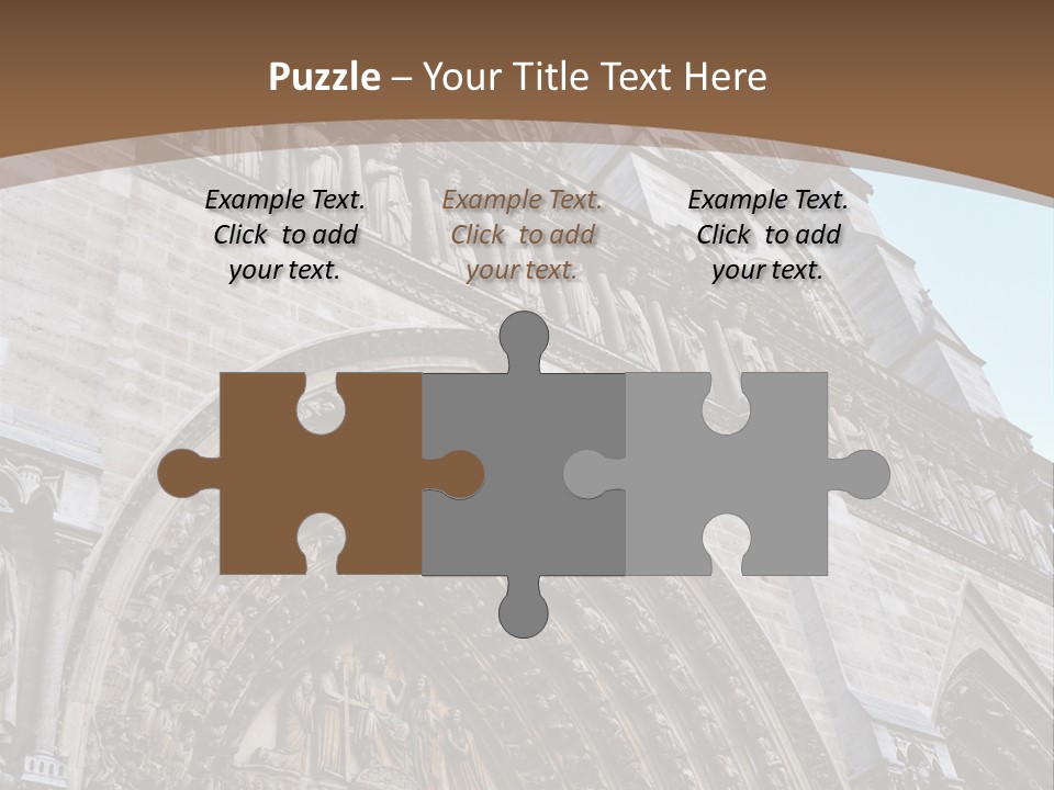 Travel Bell Tower Paris PowerPoint Template