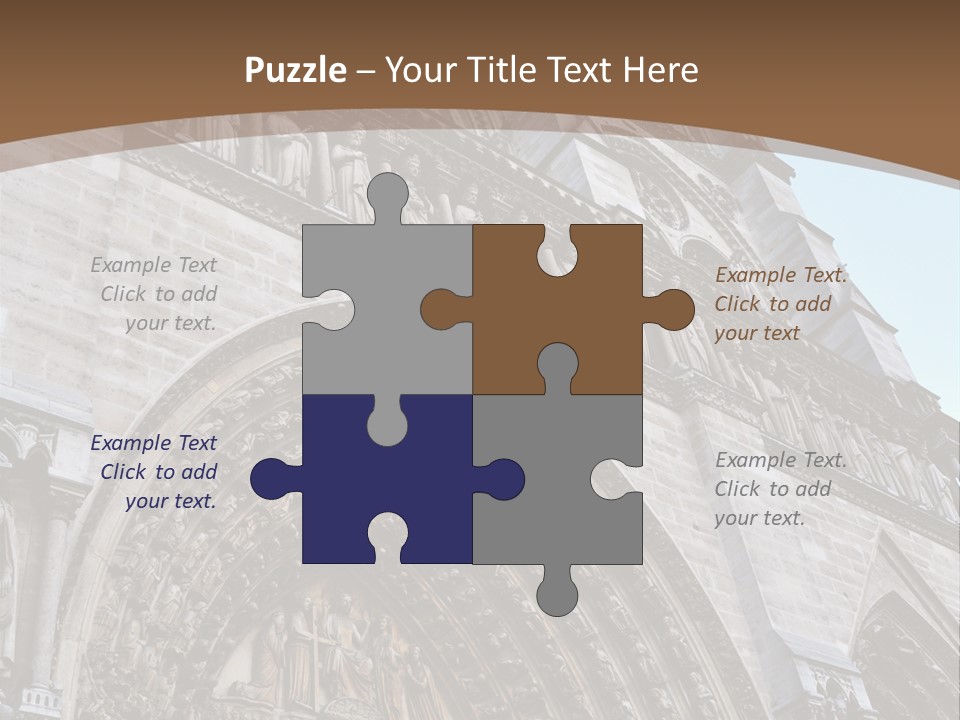 Travel Bell Tower Paris PowerPoint Template