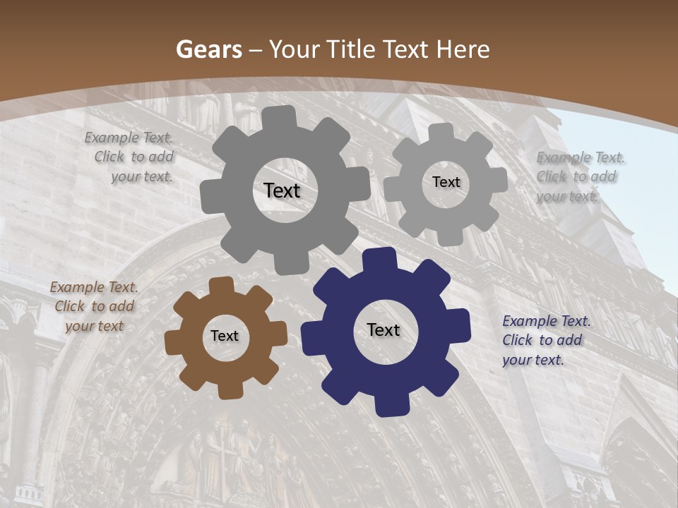 Travel Bell Tower Paris PowerPoint Template