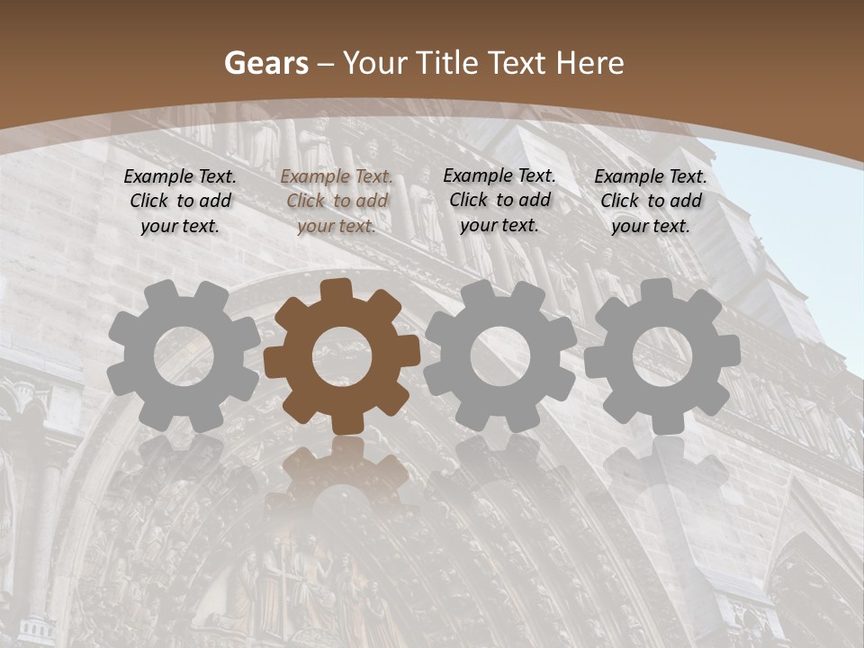 Travel Bell Tower Paris PowerPoint Template