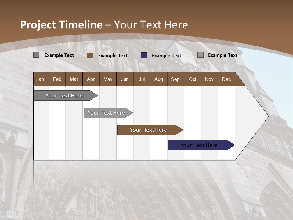 Travel Bell Tower Paris PowerPoint Template