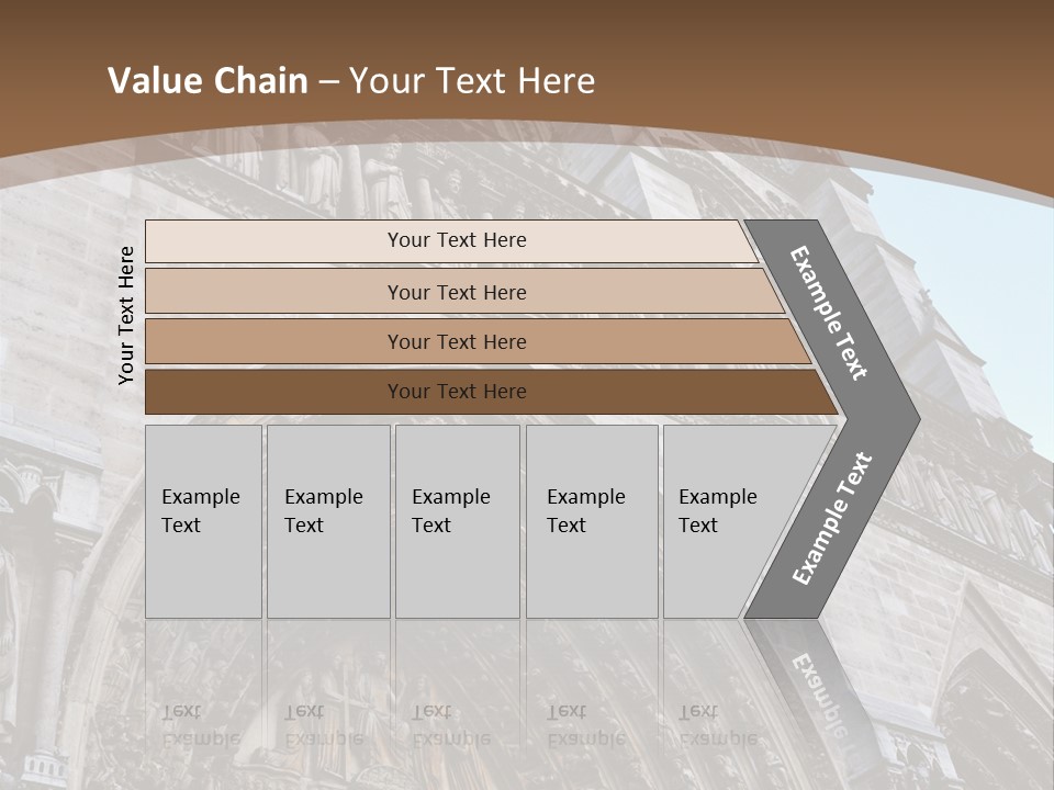 Travel Bell Tower Paris PowerPoint Template