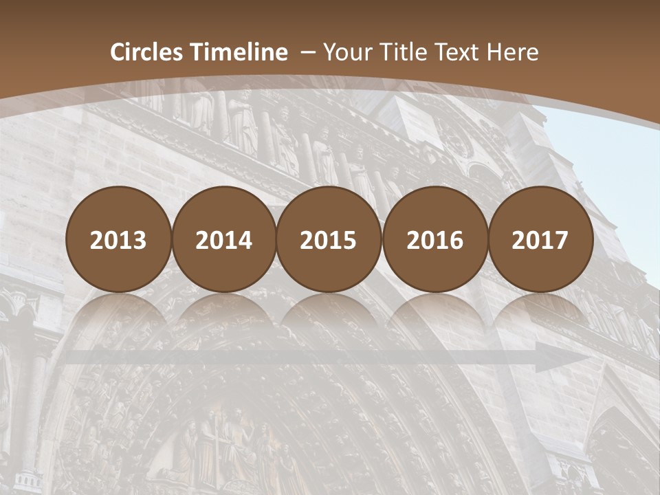 Travel Bell Tower Paris PowerPoint Template