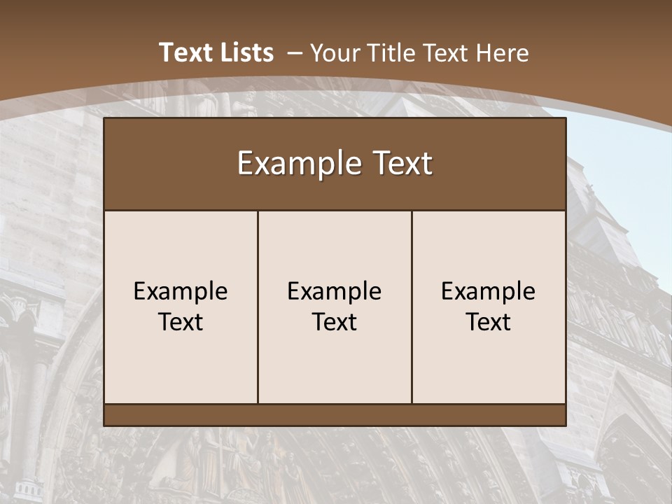 Travel Bell Tower Paris PowerPoint Template