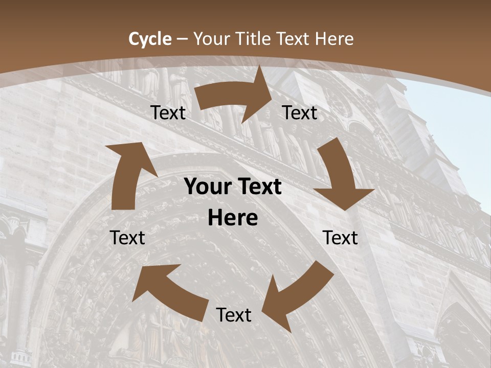 Travel Bell Tower Paris PowerPoint Template