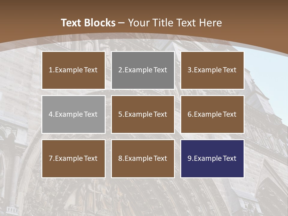 Travel Bell Tower Paris PowerPoint Template