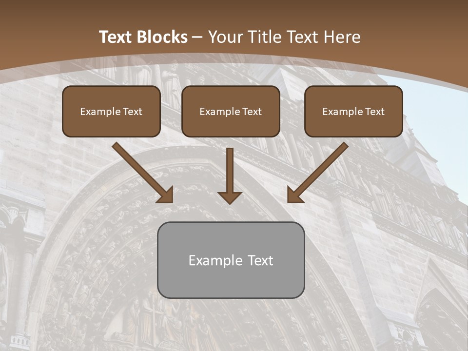 Travel Bell Tower Paris PowerPoint Template