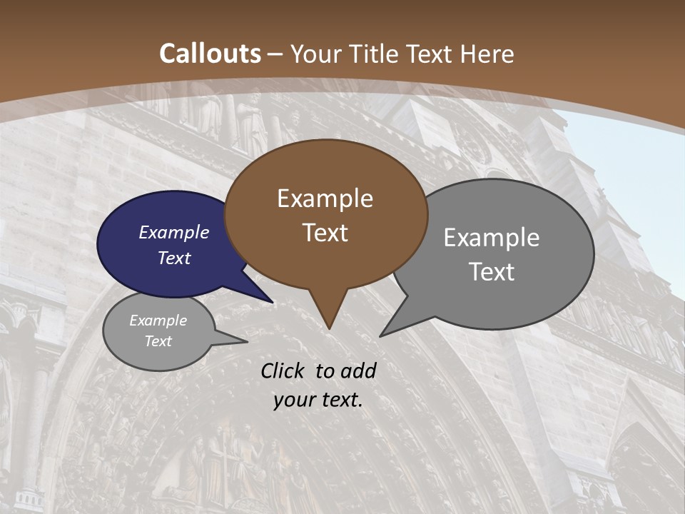 Travel Bell Tower Paris PowerPoint Template