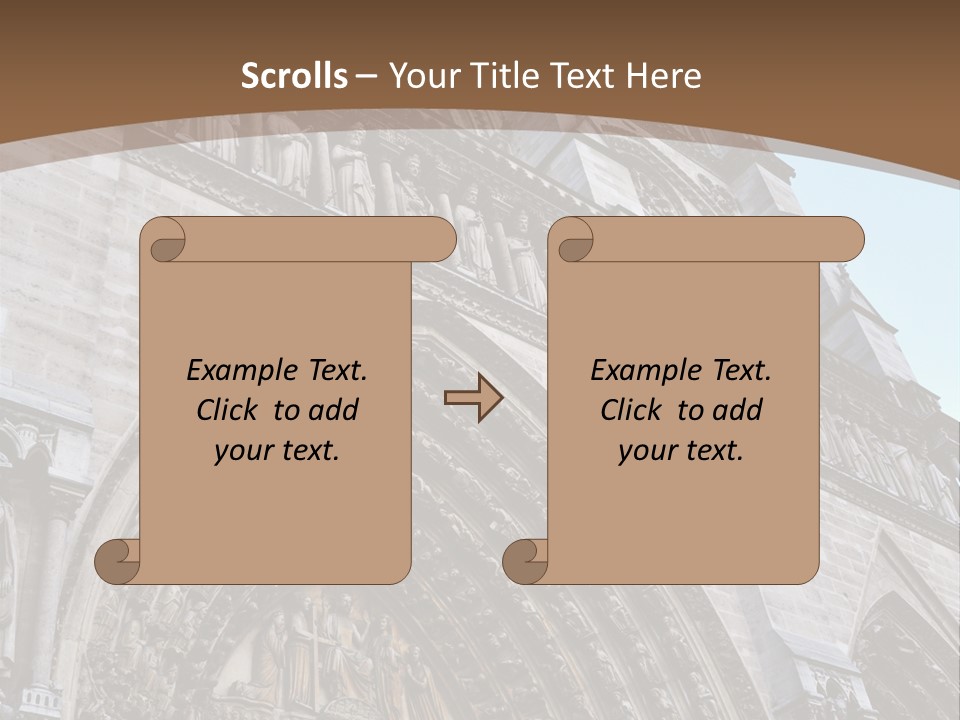 Travel Bell Tower Paris PowerPoint Template