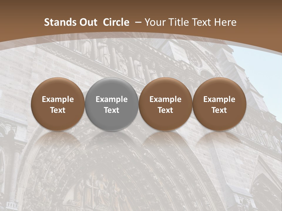 Travel Bell Tower Paris PowerPoint Template