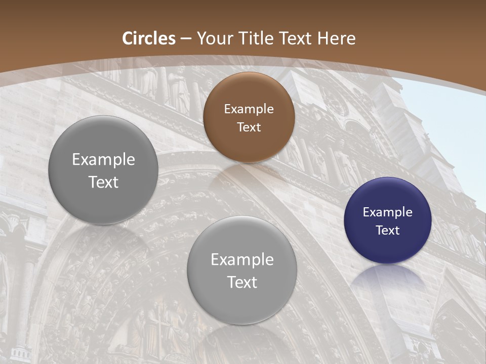 Travel Bell Tower Paris PowerPoint Template