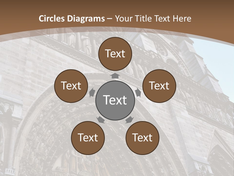 Travel Bell Tower Paris PowerPoint Template