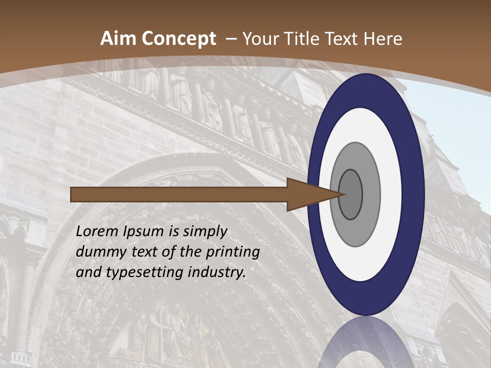 Travel Bell Tower Paris PowerPoint Template