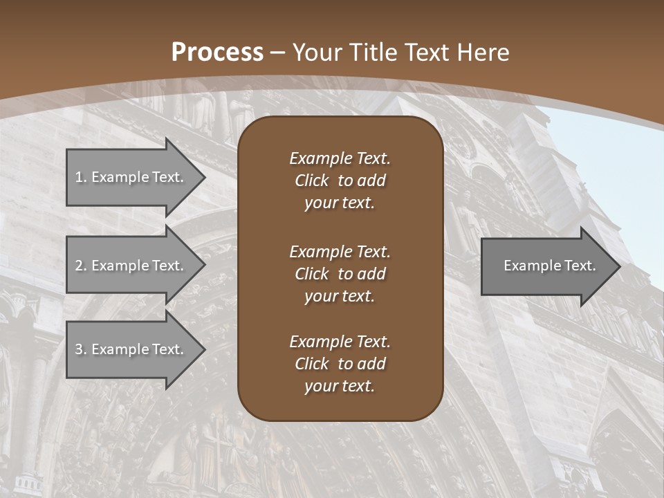 Travel Bell Tower Paris PowerPoint Template