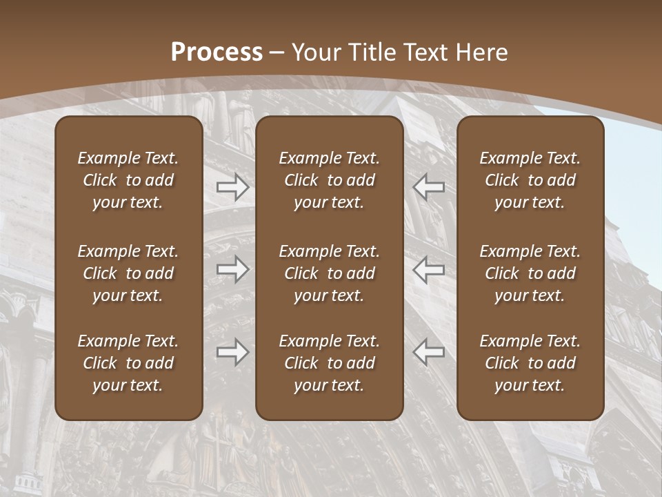 Travel Bell Tower Paris PowerPoint Template