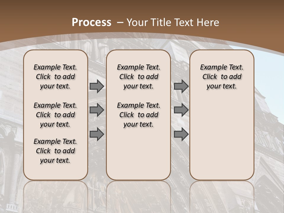 Travel Bell Tower Paris PowerPoint Template