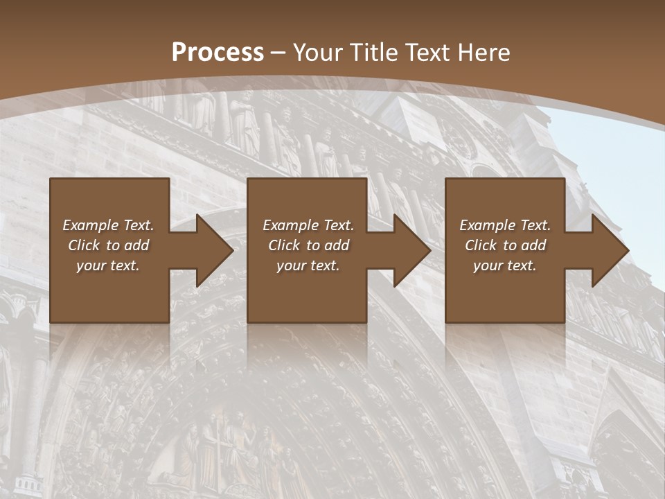 Travel Bell Tower Paris PowerPoint Template