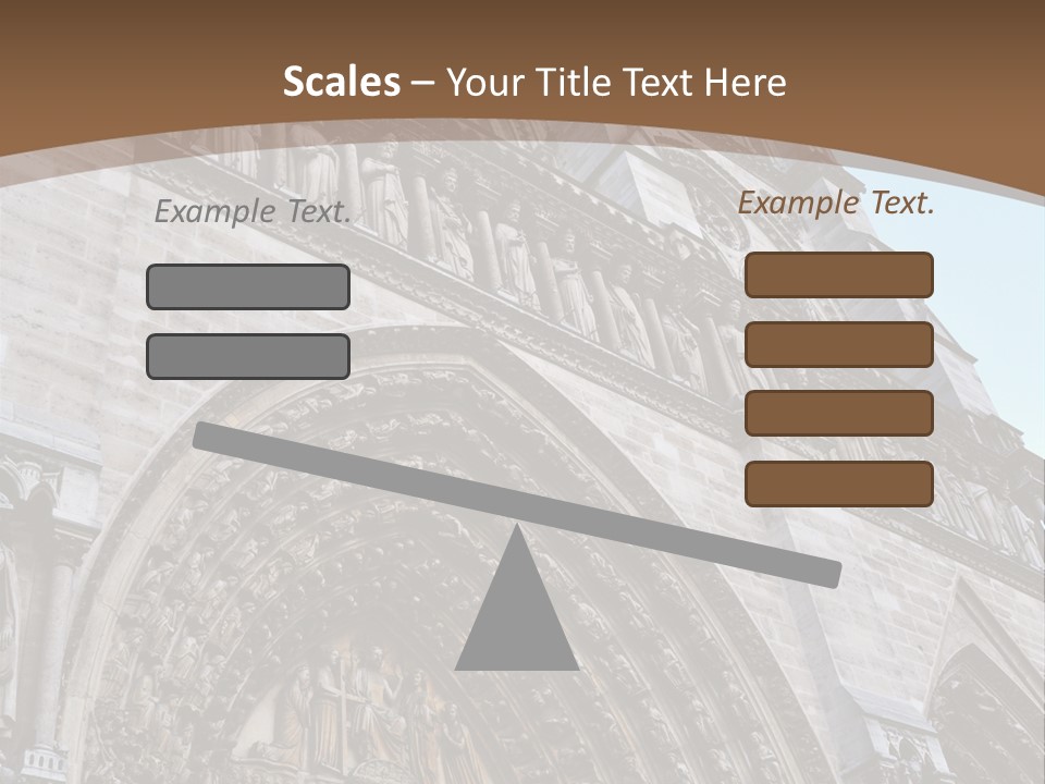 Travel Bell Tower Paris PowerPoint Template