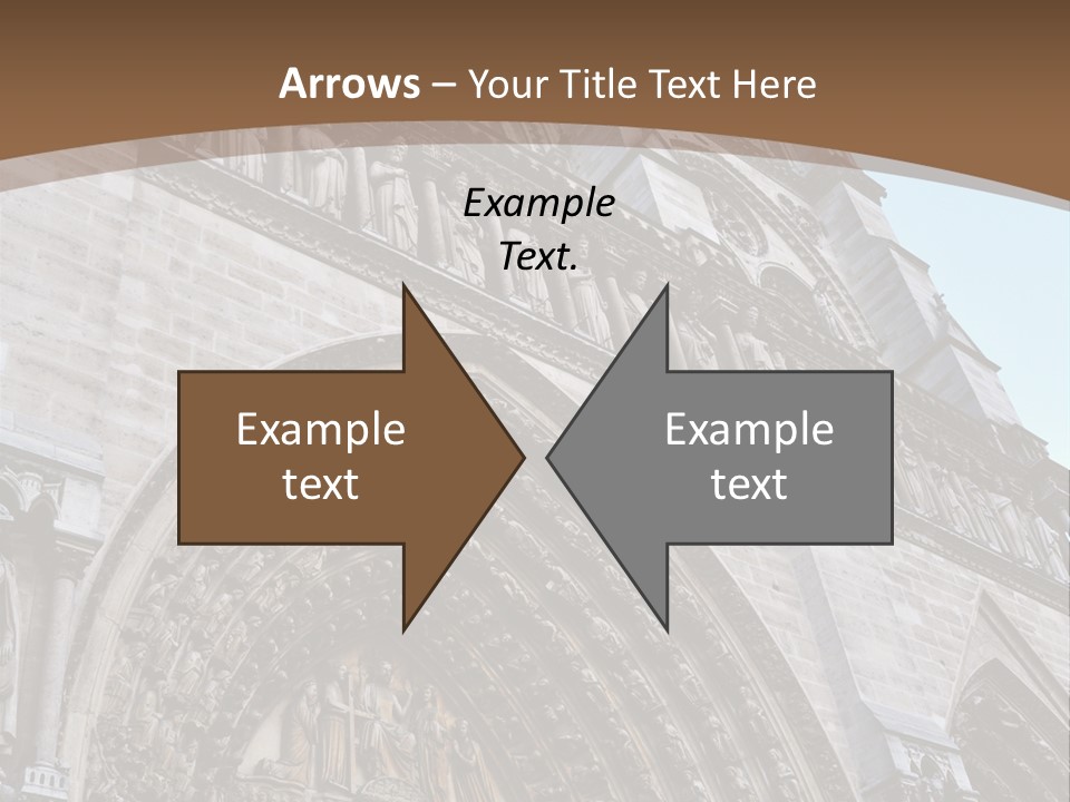 Travel Bell Tower Paris PowerPoint Template