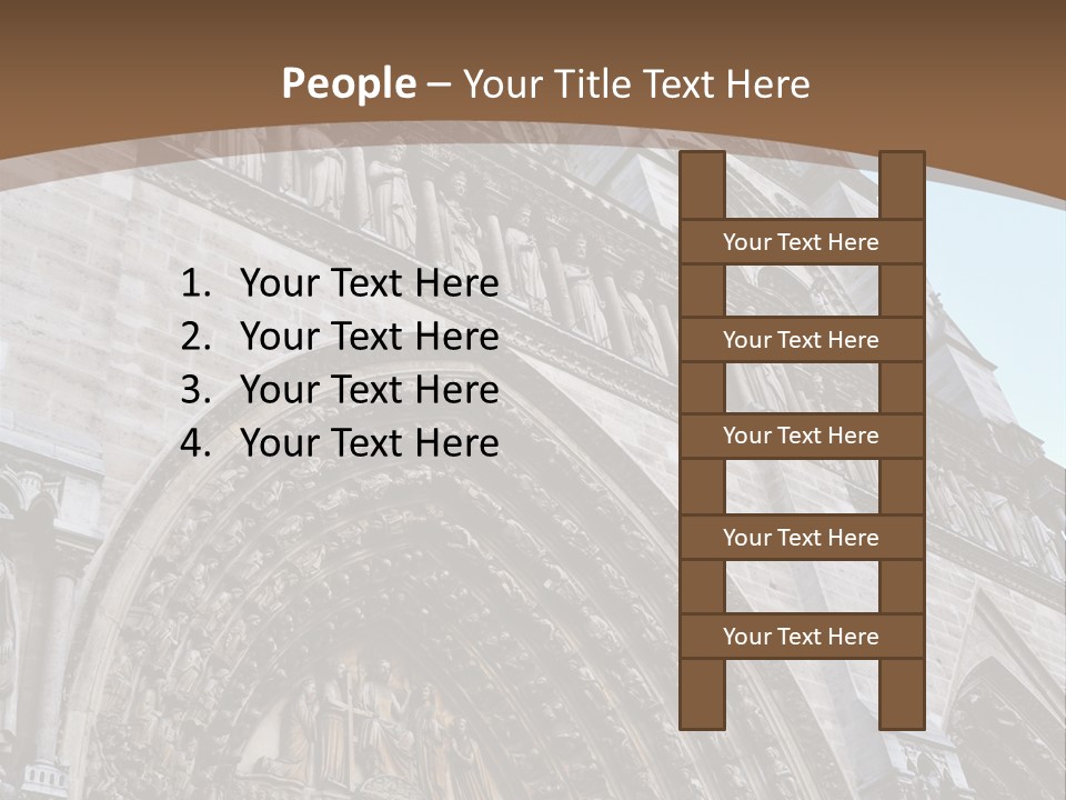 Travel Bell Tower Paris PowerPoint Template