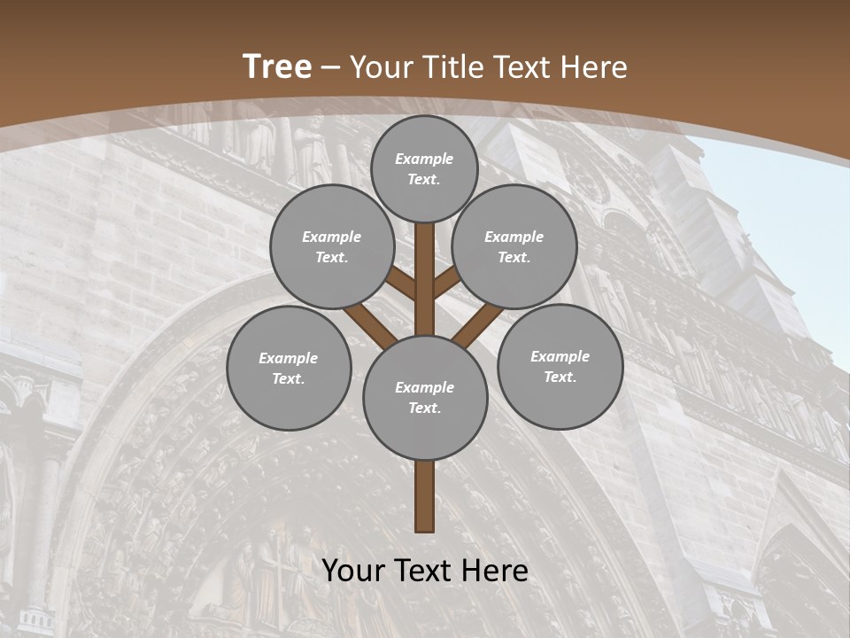 Travel Bell Tower Paris PowerPoint Template